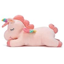 Almofada de abraço de pelúcia hitoshe Unicorn de pelúcia 60 cm