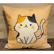 Almofada de almofada Cat Plush 45x45cm extra macia com enchimento