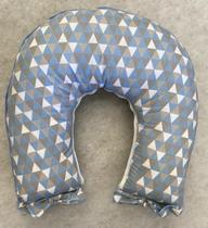 Almofada de Amamentação Capa Removível- Forma Geométrica - Azul Claro Almofada de Amamentação Capa Removível- Forma Geométrica - Azul Claro