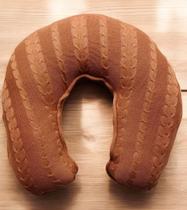 Almofada de Amamentação Cheia Em Tricô Trançada Apoio Ergonômico Para Bebê Soft Anti Alérgica