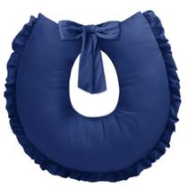 Almofada de Amamentação do Bebê Tecido Liso com Refil Interno