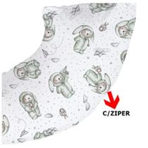 Almofada de Amamentação em Malha com Zíper Yan 45cm x 85cm Tecebem