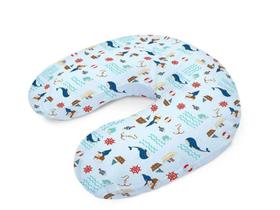 Almofada de Amamentação Estampado Baleia Azul Claro - Papi
