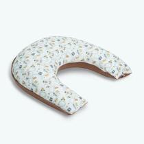 Almofada de Amamentação Hug Pequena Cidade Marrom Café