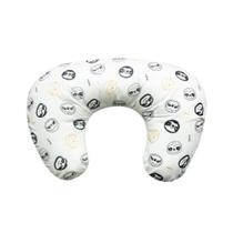 Almofada de amamentação infantil Baby Style branca estampada