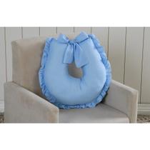 Almofada de Amamentação para Amamentar com Babado para Menina e Menino