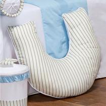 Almofada de Amamentação Para Bebê King Azul 01 Peça - Coleção Conforto