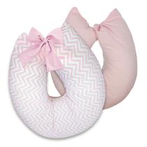 Almofada de Amamentação Para Bebê Recem Nascido Travesseiro Menino Menina 100% Algodão - Fofuxos de Pelúcia