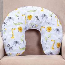 Almofada de Amamentação Safari Estampada 100% Algodão Conforto e Estilo