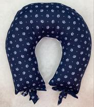 Almofada de Amamentação Super Confortável- Coroa Perola Azul Mariho Almofada de Amamentação Super Confortável- Coroa Perola Azul Mariho