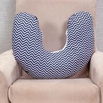 Almofada De Amamentar Chevron Marinho Menino Almofada De Amamentar Chevron Marinho Menino