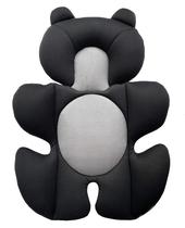 Almofada de Apoio Confortável para Bebê EASICOZI Urso Preto com Altura Ajustável