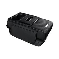 Almofada De Apoio De Braço Para Carro Em Couro Impermeável, Ergonômica E Elevada, Para Console