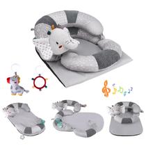 Almofada de apoio infantil Blublu Park 3 em 1 Playmat cinza Almofada de apoio infantil Blublu Park 3 em 1 Playmat cinza