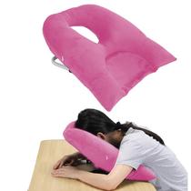 Almofada de apoio lombar anticelulite ajustável rosa Almofada de apoio lombar anticelulite ajustável rosa
