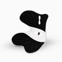 Almofada de Apoio Lombar Cadeira Correção Coluna GG - PRETO