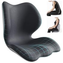 Almofada de apoio lombar Civa ergonômica em espuma viscoelástica para postura Almofada de apoio lombar Civa ergonômica em espuma viscoelástica para postura