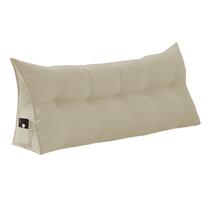Almofada de Apoio para Cabeceira 195cm Suede Várias Cores - Estopar