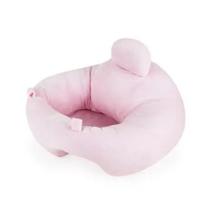 Almofada De Apoio Puff Para Bebe Sentar Rosa - Baby Pil