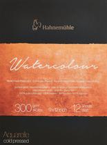 Almofada de aquarela Hahnemühle Collection 100% algodão 300 g/m2 9 x 12 polegadas Almofada de aquarela Hahnemühle Collection 100% algodão 300 g/m2 9 x 12 polegadas