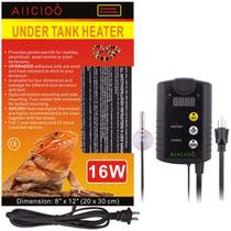 Almofada de aquecimento Aiicioo Under Tank Heater com termostato 16W