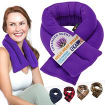 Almofada de aquecimento de micro-ondas SunnyBay Neck Shoulder Wrap Purple