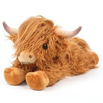 Almofada de aquecimento para animais de pelúcia Highland Cow Cuckool Microwavable