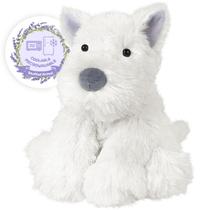 Almofada de aquecimento para animais de pelúcia SuzZipals West Highland White Terrier Dog Almofada de aquecimento para animais de pelúcia SuzZipals West Highland White Terrier Dog