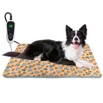 Almofada de aquecimento para cães GOLOPET 81x51cm Smart Thermostat Apricot Almofada de aquecimento para cães GOLOPET 81x51cm Smart Thermostat Apricot