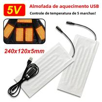 Almofada De Aquecimento USB 5V, Tapete Elétrico Para Aquecimento Da Coluna Cervical, Roupas, Almofada De Aquecimento USB 5V, Tapete Elétrico Para Aquecimento Da Coluna Cervical, Roupas,