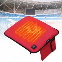 Almofada de Assento Aquecida MYDAYS OUTDOOR Vermelha com USB Almofada de Assento Aquecida MYDAYS OUTDOOR Vermelha com USB