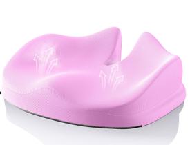 Almofada de assento Benazcap Memory Foam Coccyx Pain Relief Pink
