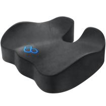 Almofada de assento BlissTrends Thick Memory Foam para escritório, cinza