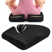 Almofada de assento BSZXD Extra Large Memory Foam preta