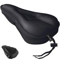 Almofada de assento de bicicleta, capa acolchoada de gel Zacro para homens e mulheres Almofada de assento de bicicleta, capa acolchoada de gel Zacro para homens e mulheres