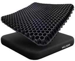 Almofada de assento de cadeira de rodas em gel Helishy Cooling Blue Almofada de assento de cadeira de rodas em gel Helishy Cooling Blue