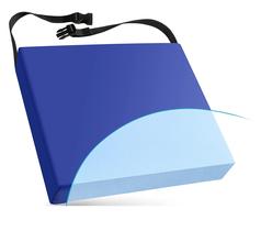 Almofada de assento para cadeira de rodas NYortho Firm resistente à água 40x40x5cm Almofada de assento para cadeira de rodas NYortho Firm resistente à água 40x40x5cm