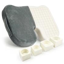Almofada de Assento Premium Cushy Tushy em Espuma com Furos Ajustáveis Almofada de Assento Premium Cushy Tushy em Espuma com Furos Ajustáveis