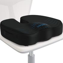 Almofada de assento TushGuard para cadeira de escritório Memory Foam Black
