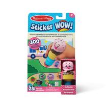 Almofada de atividades e estampador de adesivos Melissa & Doug Sticker WOW!