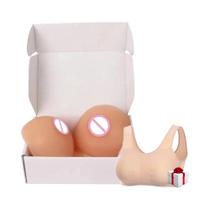 Almofada De Aumento De Seios De Silicone Realista Enorme Para Transgênero, Crossdresser, Drag Queen,