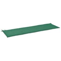 Almofada de banco de jardim VidaXL Confortável 180x50x3cm Verde Almofada de banco de jardim VidaXL Confortável 180x50x3cm Verde