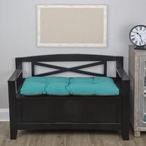 Almofada de banco Klear Vu The Gripper Omega 08 Teal 90x35x8cm