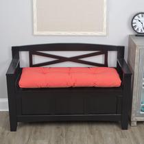 Almofada de banco Klear Vu The Gripper Omega 35 cm x 40 cm x 8 cm Coral