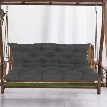 Almofada de banco NINIANG Outdoor Swing de 2-3 lugares cinza impermeável Almofada de banco NINIANG Outdoor Swing de 2-3 lugares cinza impermeável