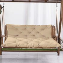 Almofada de banco NINIANG Outdoor Swing de 2-3 lugares marrom claro Almofada de banco NINIANG Outdoor Swing de 2-3 lugares marrom claro