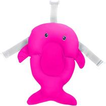 Almofada de Banho Flutuante para Bebê com Alça Rosa Escuro - Shiny Toys