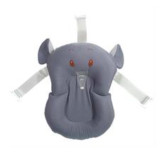 Almofada de Banho para Bebê Cinza Elefante - Shiny Toys