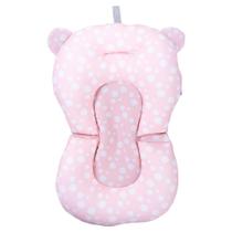 Almofada de Banho Para Bebê Rosa Bolinhas - Pimpolho