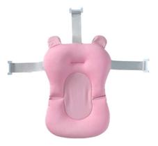 Almofada De Banho Para Bebê Universal Teu Baby Flutuante Boia Segura Infantil Anatômica Criança Banheira Azul Rosa - Teubaby